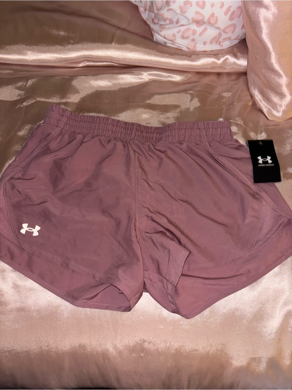 Under Armour Womens Mauve Run Shorts - Lightweight Athletic Shorts 🏃‍♀️